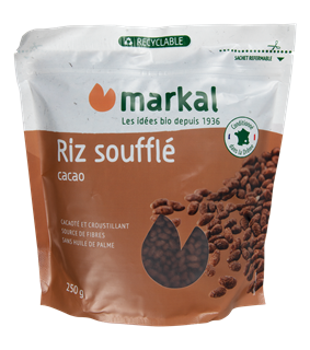 Markal Riz soufflé au cacao bio 250g - 1215